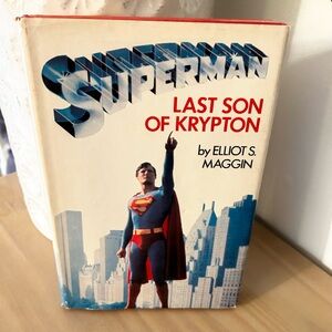 Vintage 1978 Superman Last Son of Krypton By Elliot S Maggin Hardcover Book